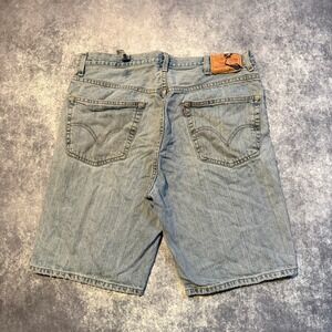 Vintage Levis 505 Regular Fit Denim Shorts Mens 38 Light Wash Blue Cotton Jorts